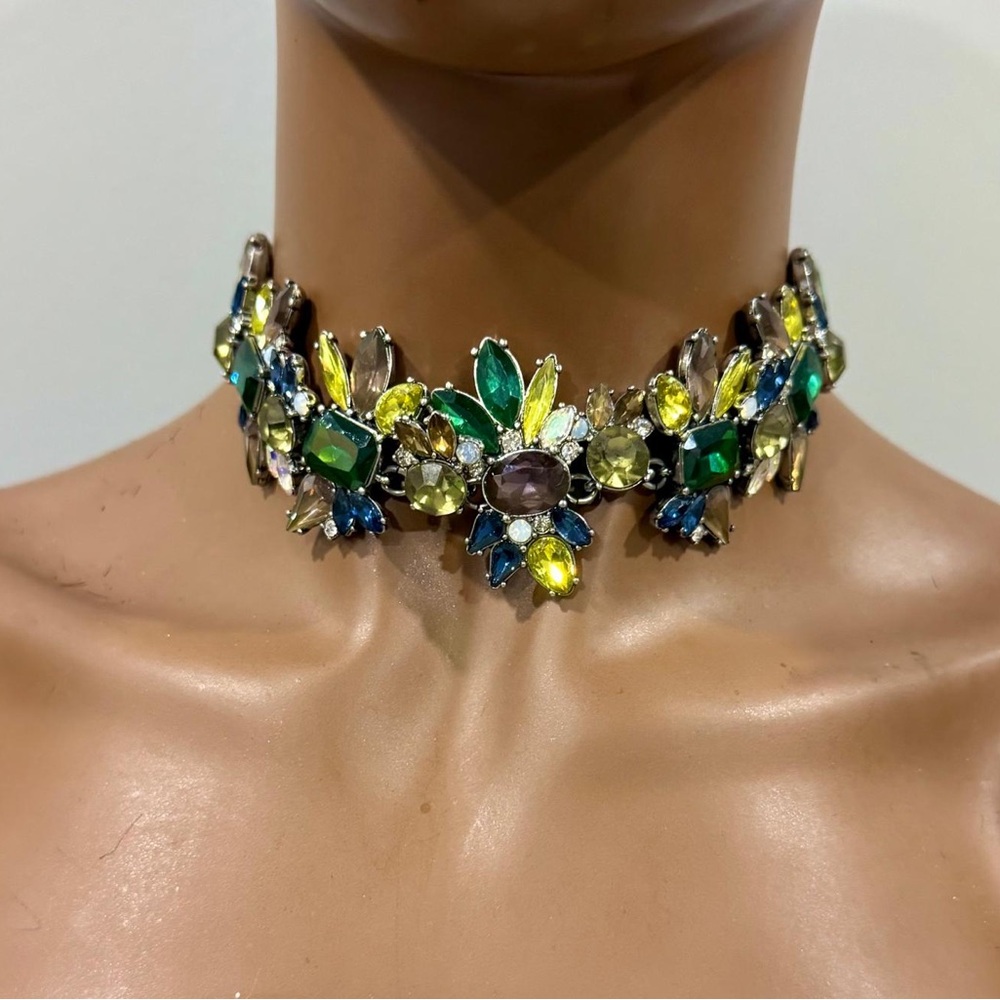 Chloe + Isabel Vibrant Gemstone Choker Necklace